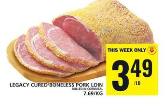 Food Basics Legacy cured boneless pork loin offer