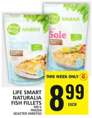 Food Basics Life smart naturalia fish fillets offer