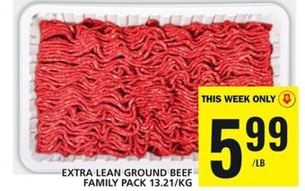 Food Basics Extra lean ground beef offer