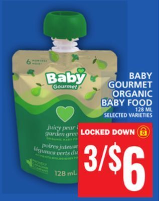 Food Basics Baby gourmet organic baby food offer