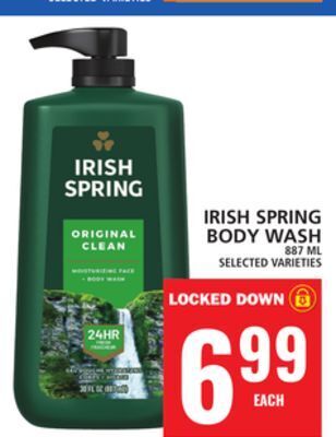 Food Basics Irish spring body wash offer