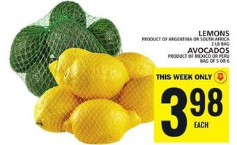 Food Basics Lemons offer