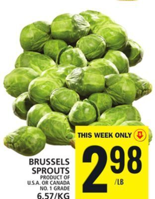 Food Basics Brussels sprouts offer