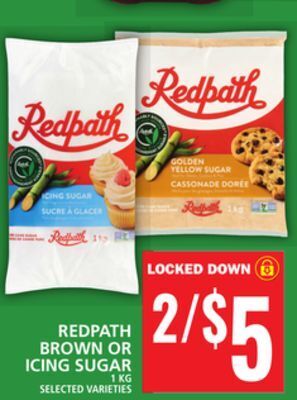 Food Basics Redpath brown or icing sugar offer