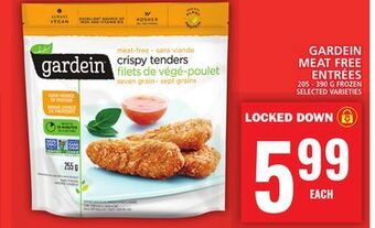 Food Basics Gardein meat free entrées offer