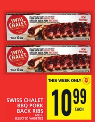 Food Basics Swiss chalet bbq pork back ribs offer