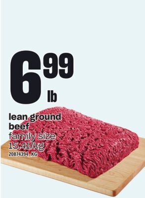 Independent Grocer Lean ground beef offer