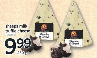 Fortinos Sheeps milk truffle cheese, 230 g offer