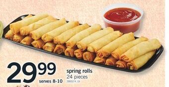 Fortinos Spring rolls pieces offer