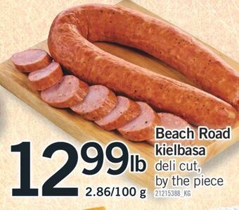 Fortinos Beach road kielbasa offer