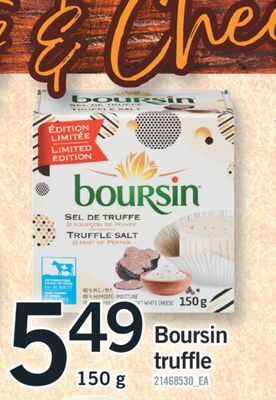 Fortinos Boursin truffle, 150g offer