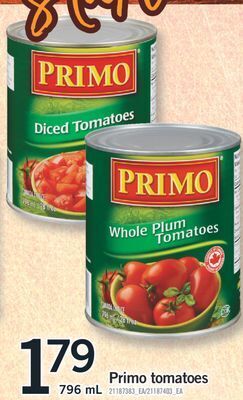 Fortinos Primo tomatoes, 796ml offer