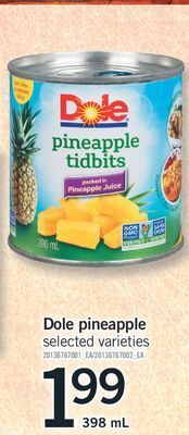Fortinos Dole pineapple offer