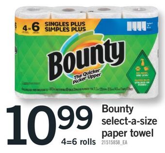 Fortinos Bounty select-a-size select-a-size offer