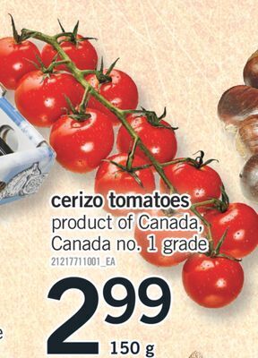 Fortinos Cerizo tomatoes offer