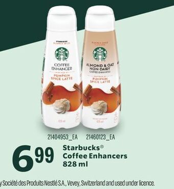 Fortinos Starbucks coffee enhancers offer