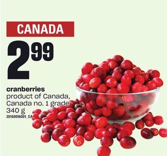 Loblaws Cranberries, 340 g offer