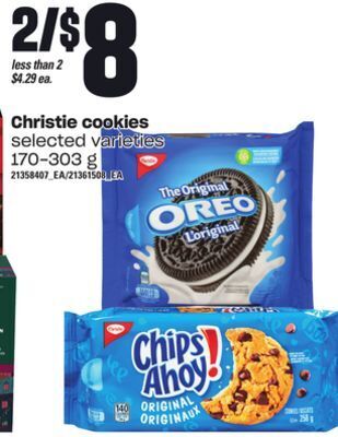 Loblaws Christie cookies, 170-303 g offer