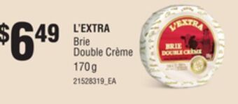 Loblaws L'extra brie double crème, 170 g offer