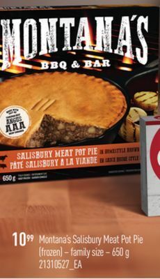 Loblaws Montana's salisbury meat pot pie, 650 g offer