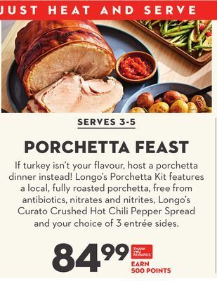 Longo's Longo's porchetta kit offer