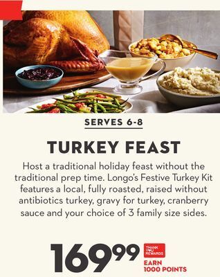 Longo's Turkey feast offer
