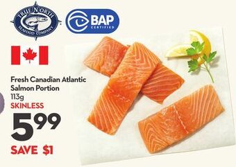 Longo's Fresh canadian atlantic salmon portion offer