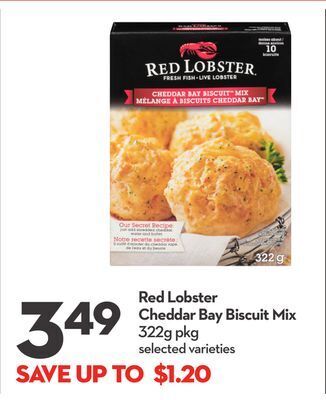 Longo's Red lobster cheddar bay biscuit mix offer