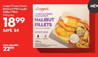 Longo's Longo's frozen tavern battered wild caught halibut fillets offer