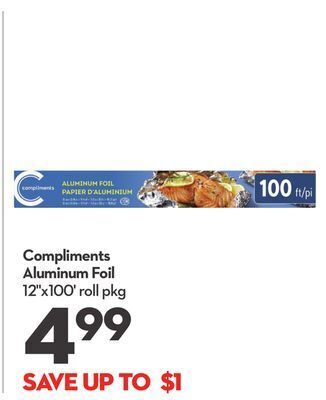 Longo's Compliments aluminum foil offer