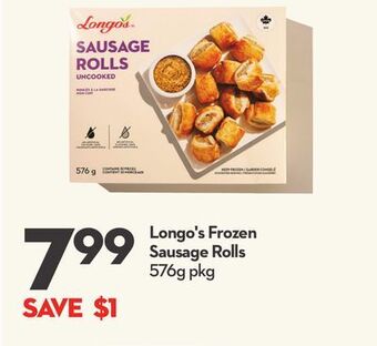 Longo's Longo's frozen sausage rolls offer