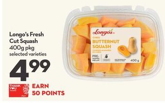 Longo's Longo's fresh cut squash offer