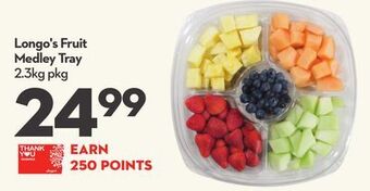 Longo's Longo's fruit medley tray offer