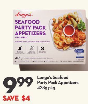 Longo's Longo's seafood party pack appetizers offer