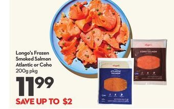 Longo's Longo's frozen smoked salmon offer