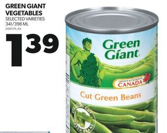 Real Canadian Superstore Green giant vegetables, 341/398 ml offer