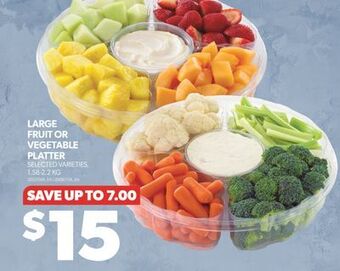 Real Canadian Superstore Large fruit or vegetable platter offer