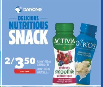 Real Canadian Superstore Activia - 190 ml, oikos - 190 ml offer