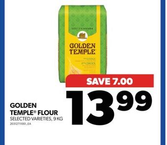 Real Canadian Superstore Golden temple flour, 9 kg offer