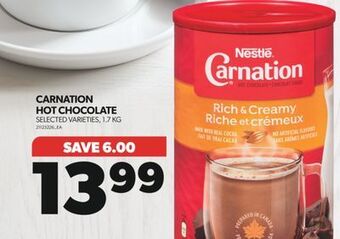 Real Canadian Superstore Carnation hot chocolate, 1.7 kg offer