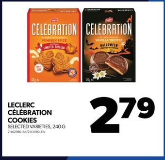 Real Canadian Superstore Leclerc célébration cookies, 240 g offer
