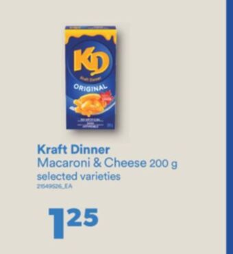 Real Canadian Superstore Kraft dinner macaroni & cheese, 200 g offer