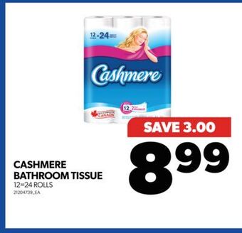 Real Canadian Superstore Cashmere bathroom tissue, 12=24 rolls offer