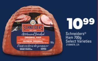 Real Canadian Superstore Schneiders ham, 700g offer