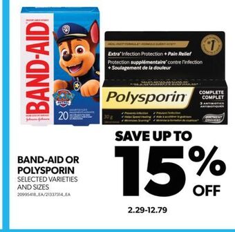 Real Canadian Superstore Band-aid or polysporin offer