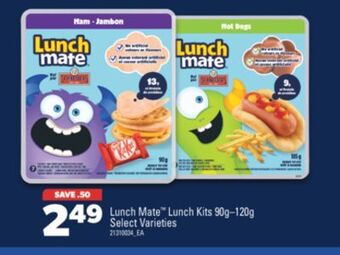 Real Canadian Superstore Lunch mate lunch kits, 90g–120g offer