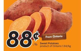 Sobeys Sweet potatoes offer