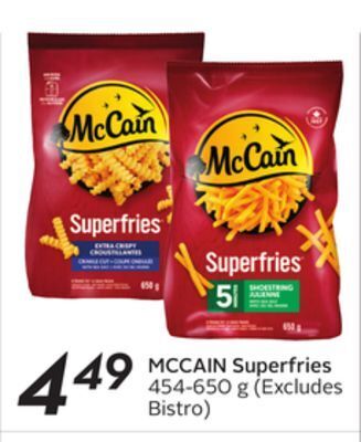 Sobeys Superfries offer