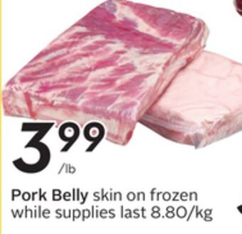 Sobeys Pork belly offer