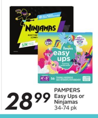 Sobeys Easy ups or ninjamas offer